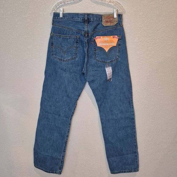 Vintage LEVI'S 501 Jeans New Size Men's 34x34 - Picture 1 of 8